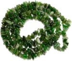 7-8mm Natural Green Canada Jade Gemstone Chips Beads Healing Crystals Waist Brac... - Image 3