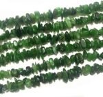 7-8mm Natural Green Canada Jade Gemstone Chips Beads Healing Crystals Waist Brac... - Image 4
