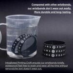 MEALGUET 5 Pieces Viking Bracelet for Men : Black Nordic Viking Runes Wristband ... - Image 6