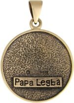 Moonlight Mysteries Bronze Papa Legba Voodoo Loa Veve Symbol Pendant Necklace - Image 3
