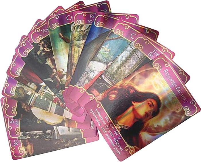 Yitengteng Romance Angel Hologram Tarot Cards Set with Bag, Oracle Cards Future ... - Image 9