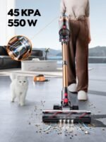 Cordless Vacuum Cleaner, 550W 45KPA 60 Mins Runtime Self-Standing Vacuum Cleaner... - Image 3