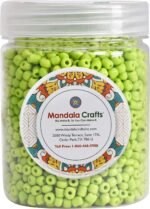 Mandala Crafts Glass Seed Beads for Jewelry Making - 2500 6/0 Seed Beads Small B... - Image 3
