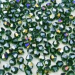 200pcs 6mm Bicone Crystal Glass Beads Faceted Bicone Crystal Beads Bulk Glass Sp... - Image 2