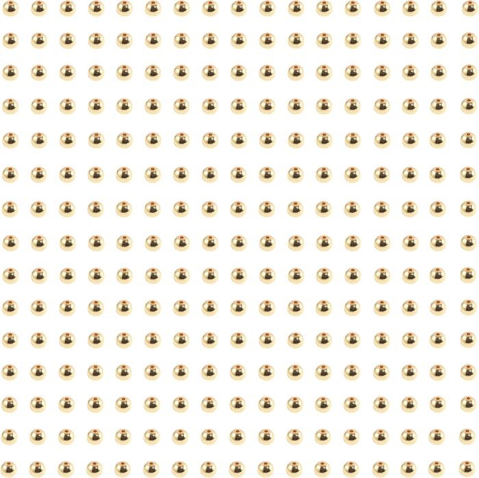 400Pcs 3mm Gold Spacer Beads for Bracelets Making, Round Beads Small Gold Beads ... - Image 2