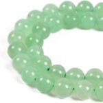 45pcs 8mm Natural Green Aventurine Gemstone Round Spacer Loose Stone Beads for J... - Image 2
