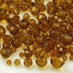 480pcs Crystal Glass Beads 3mm 4mm 6mm 8mm 10mm Round Faceted Glass Beads Crysta... - Image 2