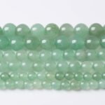48PCS 8MM Natural Green Aventurine Stone Beads Energy Healing Beads for DIY Jewe... - Image 2