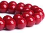 6MM 60PCS Dark Red Glass Crystal Loose Beads for Jewelry Making DIY Bracelet - Image 2
