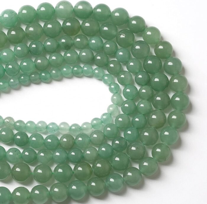 6MM 60PCS Natural Stone Green Aventurine Gemstone Loose Beads for Jewelry Making... - Image 2