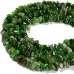 7-8mm Natural Green Canada Jade Gemstone Chips Beads Healing Crystals Waist Brac... - Image 2