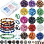 8250Pcs 8mm Glass Beads for Jewelry Making - 15 Color Series Crystal for Bracele... - Image 2