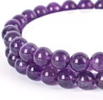 8mm Natural Uruguay Amethyst Round Bead - 45PCS Bulk Gemstone Beads for Jewelry ... - Image 2