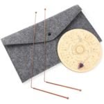 99.9% Copper Dowsing Rods Spiritual and Divining Pendulum Board Mat Kit for Ghos... - Image 2
