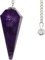 Amethyst Pendulum – Chakra Crystal Pendulum – Dowsing Pendulum for Divination, M... - Image 2