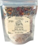 Attraction Abundance Essential Oils Herbal Spell Ritual Bath Salts with Real Her... - Image 2