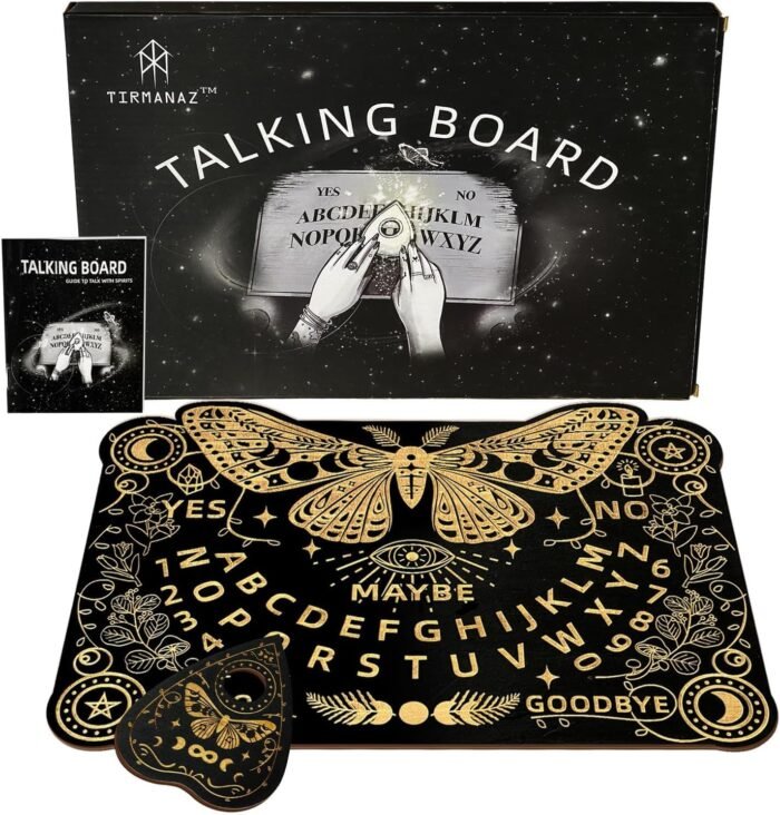 Butterfly Talking Board, Wooden Spirit Board Game for Ghost Hunting, for 2 or Mo... - Image 2
