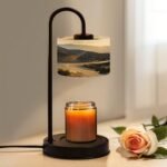 Candle Warmer Lamp with Timer Highway Sunrise Going into Death Valley National P... - Image 2