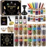 Cikuco Witchcraft Supplies Kit for Witch Spells,61PCS Witch Stuff,Wiccan Supplie... - Image 2