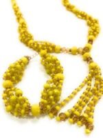 Collar de mazo con idde oshun collar de cabecera santeria religion ifa cascarill... - Image 2