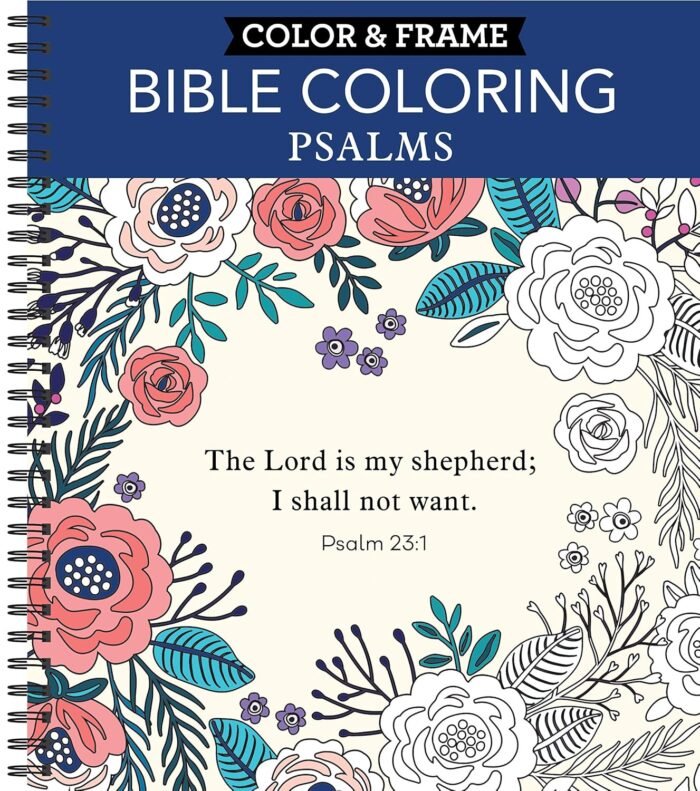Color & Frame - Bible Coloring: Psalms (Adult Coloring Book) - Image 2