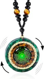 Day Day Up Orgonite Necklace - Sri Yantra Rotatable Pendant For Anti Stress Anxi... - Image 2