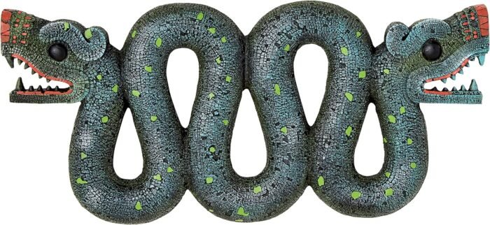 Design Toscano NG32778 Aztec Double - Headed Serpent Wall Sculpture,Full Color, ... - Image 2