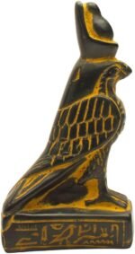 Discoveries Egyptian Imports - Egyptian God Horus Statue - Antique Gold Mini - 4... - Image 2