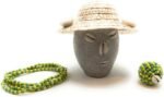Eleggua Head Macuto Eleke Santeria Package, Black Resin Skull Head Sculpture, 1 ... - Image 2