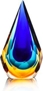Hand-Blown Glass Sculpture Glass Decor Murano-Style Glass Statue and Figurine Wo... - Image 2