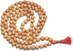 IS4A 8MM TULSI HOLY BASIL PRAYER BEADS JAPA MALA NECKLACE HAND KNOTTED. KARMA 10... - Image 2