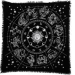 Indian Consigners Altar Cloth Zodiac Witchcraft Alter Tarot Spread Top Cloth Wic... - Image 2