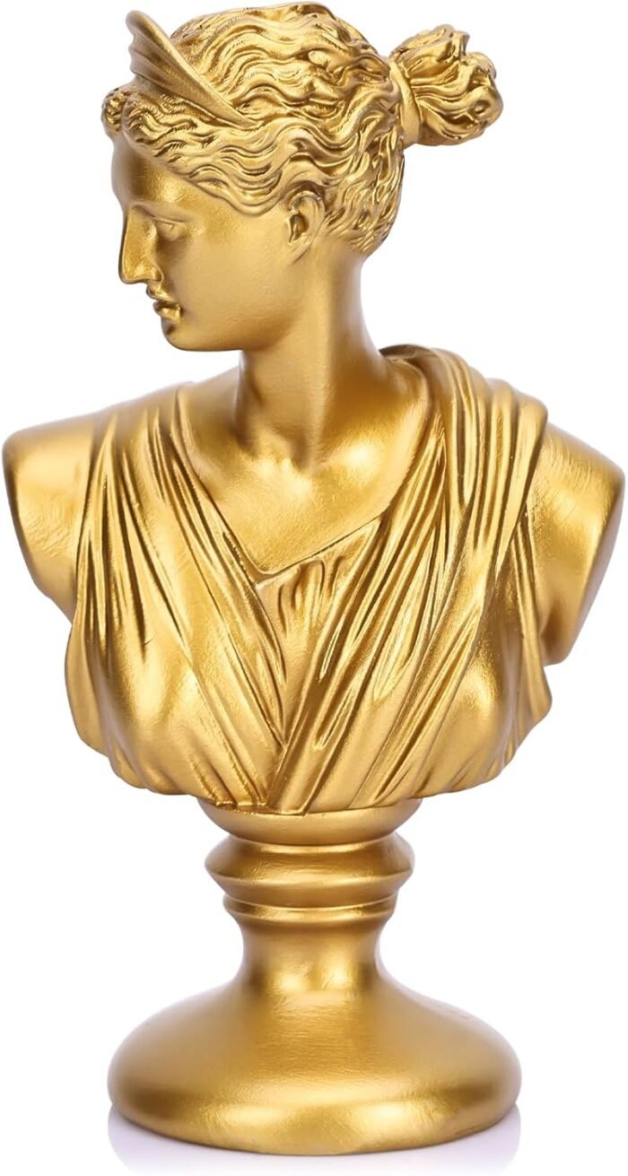 LCCCK 6" H Gold Aphrodite Bust Statue Classic Greek Mythology Roman Venus Goddes... - Image 2