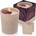 Luxury Crystal Candle for Women - Velvet Rose & Patchouli Scented Aromatherapy C... - Image 2