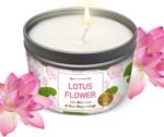Magnificent 101 Long Lasting Lotus Flower Aromatherapy Candle | 6 Oz - 35 Hour B... - Image 2