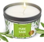 Magnificent 101 Long Lasting Pure Sage Smudge Candle - 6 Oz - 35 Hour Burn Time ... - Image 2