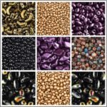 Multicolored Czech Glass Beads Set for Jewelry Making - Rondelle, Faceted, Scara... - Image 2