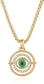 NUZON 2-Tone Interlocking | Sunburst Heart | CZ Evil Eye | Single Pearl | Love H... - Image 2