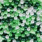 Naler 500pcs 6mm Pearl Beads for DIY Jewelry Making Vase Fillers Table Scatter W... - Image 2