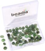 Natural Irregular Freeform Green Jade Stone Beads for DIY Jewelry Making 5-8mm 3... - Image 2