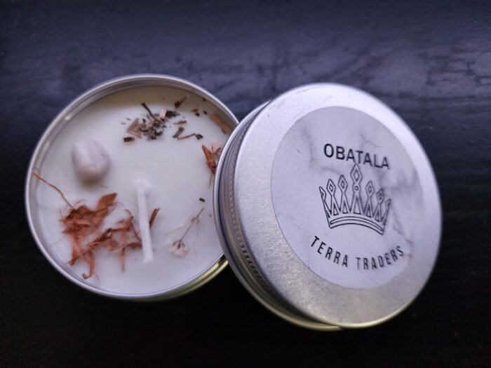 Obatala Orisha Conjure Candle - Image 2
