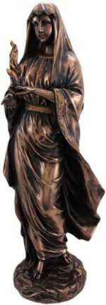 PTC 12 Inch Hestia in Robes Grecian Goddess Resin Statue Figurine - Image 2