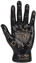 Pacific Giftware Palmistry Hand Fortune Teller Resin Figurine Statue - Image 2