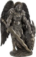 Pacific Giftware Saint Michael Slaying The Evil Dragon Mighty Warrior and Protec... - Image 2