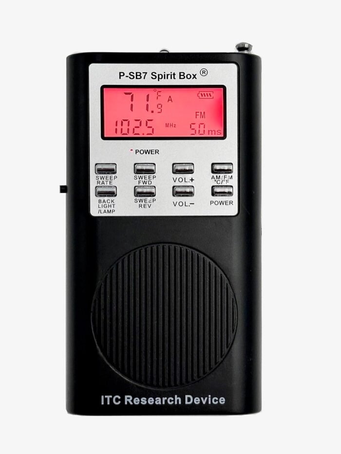 SB7-R7 Spirit Box for Ghost Hunting - FM+AM, Black - Image 2
