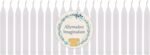 Set of 20 White, Unscented, 4 Inch Tall Chime Candles (Altar, Spell) - Image 2