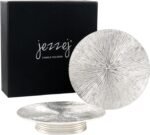 Silver Pillar Candle Holder - Hand Made Brass Candle Holders for Pillar Candles ... - Image 2