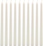 Stonebriar Tall 10" White Unscented Dripless 10 Count Taper Candles, 7 Hour Burn... - Image 2