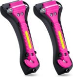 THINKWORK Pink Car Window Breaker, Glass Breaker, Window Breaker Seatbelt Cutter... - Image 2