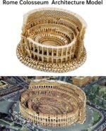 TRANSGOOD Roman Colosseum Italian Souvenirs Colosseum Model, Resin Mini Size Col... - Image 2